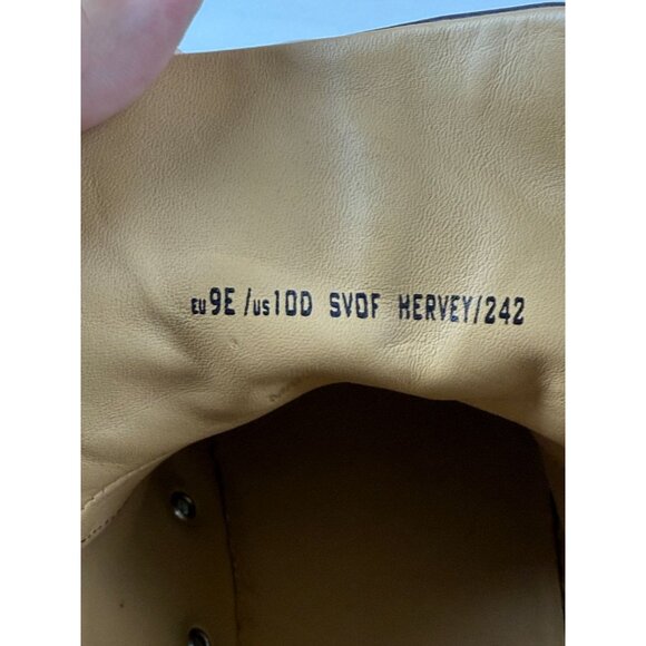 Bally Hervey Distresed Leather High Top Casual Sneakers Men's Size 10 D Brown - Picture 8 of 10